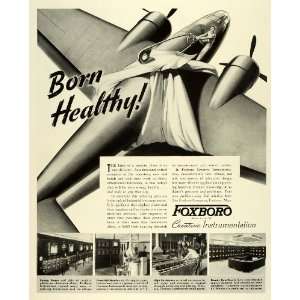  1941 Ad Foxboro Co Massachusetts Aluminum Alloys Planes 