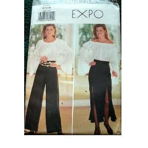 MISSES TOP, SKIRT & PANTS SIZE 12 14 16 BUTTERICK FAST & EASY EXPO 