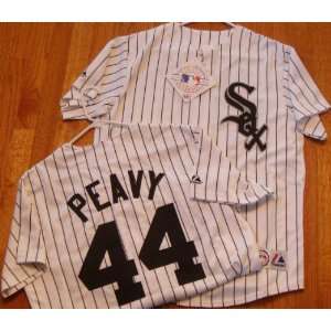  MLB New Jake PEAVY #44 Chicago WHITE SOX XXL Home WHITE 