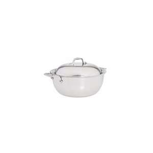  All Clad Stainless Steel 5.5 Qt. Dutch Oven with Domed Lid 