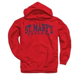  St. Marys Gaels Red Arch Hooded Sweatshirt: Sports 