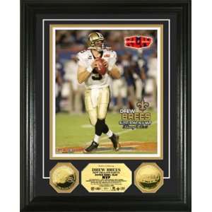  New Orleans Saints Super Bowl XLIV 24KT Gold Coin MVP 