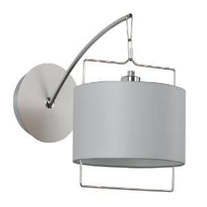  ET2 Lighting E22311 01 Passion Wall Sconce, Satin Nickel 