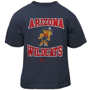 Nike Arizona Wildcats Toddler Navy Blue 2011 Mascot T shirt (4T 