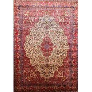  8x12 Hand Knotted Kashan Persian Rug   87x120