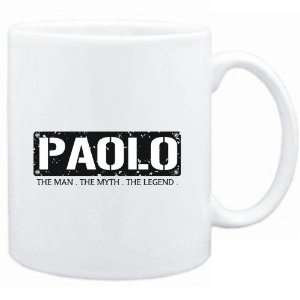 Mug White  Paolo  THE MAN   THE MYTH   THE LEGEND  Male Names 