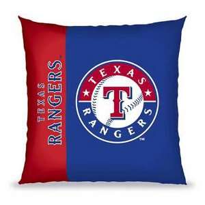  Biederlack Texas Rangers Vertical Stitch Pillow Sports 