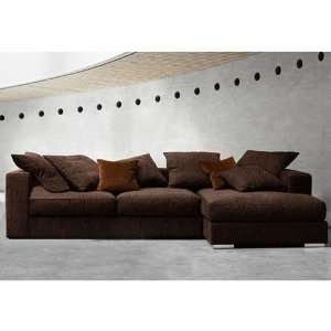   Furniture Marsala Modern 3 Seater and Chaise Lounge