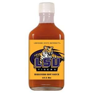  LSU Tigers Hot Sauce 6.6oz Habenero Flask Kitchen 