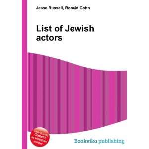  List of Jewish actors Ronald Cohn Jesse Russell Books