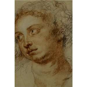  Portrait of a Woman by Sir Peter Paul Rubens, 17 x 20 