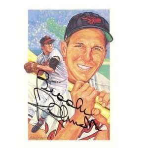  Brooks Robinson Autographed / Signed Post Card: Everything 