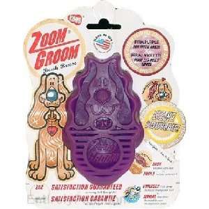  Kong Blue Zoom Groom Natural Rubber Dog Bath Brush 