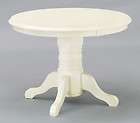Antique White Pedestal Dining Table