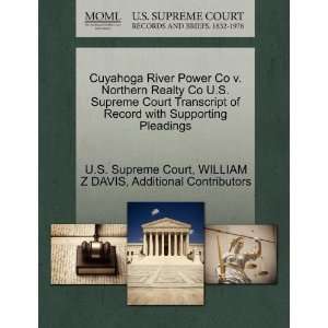   WILLIAM Z DAVIS, Additional Contributors, U.S. Supreme Court: Books
