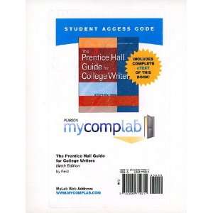   College Writers (9th Edition) (MyCompLab (Access Codes)) Stephen P