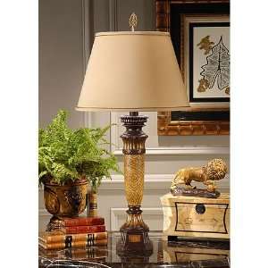   46386 Bone Inlay 1 Light Table Lamps in Faux Bone: Home Improvement