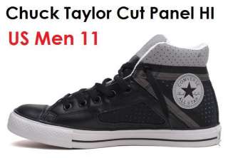 NEW Converse All Star Chuck Taylor Cut Panel Black HI US MEN 11 SHOES 