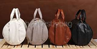 NEW Black Celebrity Stud Studs Studded Bottom Duffel Leather Tote Bag 