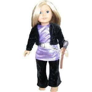  Five Piece Pop Star Set for 18 Inch Dolls: Toys & Games