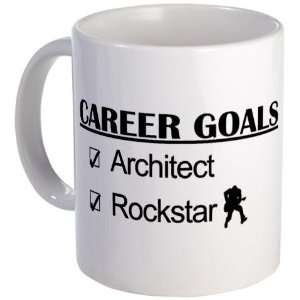  Architect Career Goals Rockstar Humor Mug by  