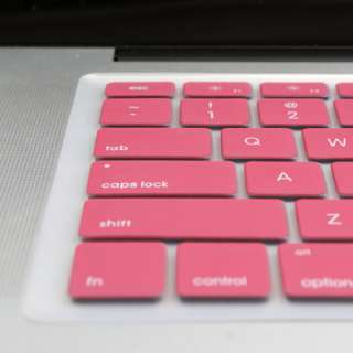 13 Pink Crystal Macbook Pro Case with TPU Pink Keyboard Cover 