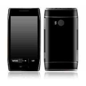 Nokia X7 Decal Skin Sticker   Simiply Black