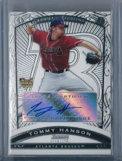2009 BOWMAN STERLING TOMMY HANSON RC ROOKIE AUTO  