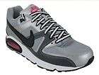 Nike Mens Air Max Command Metallic Silver Black Running Shoes Grey New 