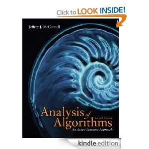 Analysis of Algorithms Jeffrey McConnell  Kindle Store