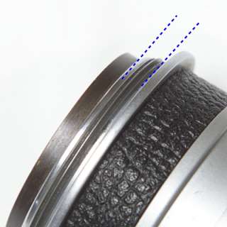 Ordinary lens mount (most of case) has screw rim (blue lines) as 