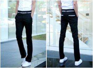 Men Japan Fashion Slim Fit Straight Casual Pant 28  