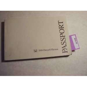  1998 Honda Passport Owners Manual Honda Books