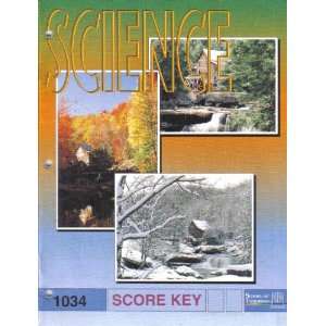  Science 1034 Score Key School of Tomorrow Books