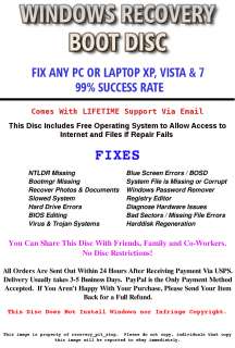   windows recovery disc recovery cd recovery xp windows xp operating