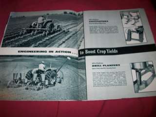 1950s Allis Chalmers Tractor Brochure D 14 CA WD 45 HD 6 B G 