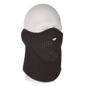   Tactical Fleece Face Mask Black Neoprene Pro Fleece