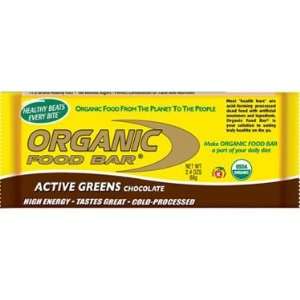 Organic Food Bar Active Greens Chocolate   Bar   1   Bar 