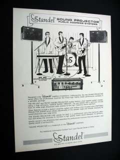 Standel Sound Projector PA System 1968 print Ad  