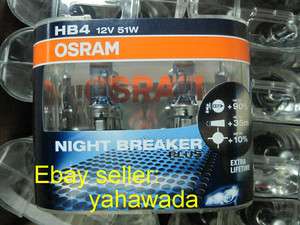 OSRAM Nightbreaker Plus headlamp 9006/HB4 12v/51w pair  