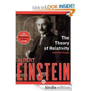 The Theory of Relativity and Other Essays Albert Einstein  
