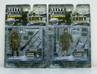 BBI Elite Force WWII D Day Normandy 1/18 scale US Army Set of 4 Action 