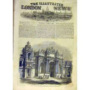  1853 Gate Way Sultan Palace Bosphorous Building Print 