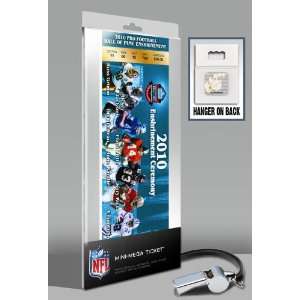   2010 NFL Hall of Fame Enshrinement Mini Mega Ticket