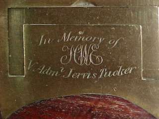 UK VICE ADMIRAL JERVIS TUCKER 1804 1886 gun case  