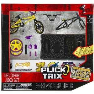  Eastern Bikes: Flick Trix ~4 BMX Finger Bike Shop Set 