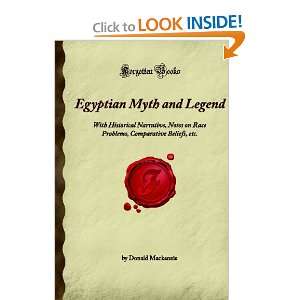  Egyptian Myth and Legend With Historical Narrative, Notes on Race 