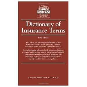  Dictionary of Insurance Terms (Barrons Business Guides 