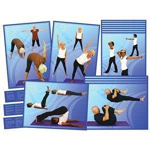  S&S Worldwide Yes You Can Yoga Cards (Set of 16) Sports 