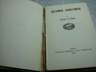 1937 HC HOME GROWN Della T Lutes Ex Library  